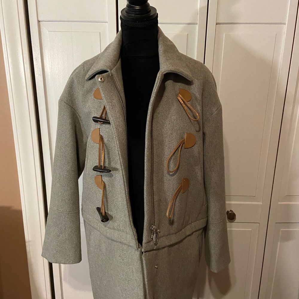 Gray Toggle Coat. - image 1
